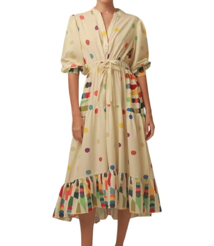 Elegant and comfortable women’s fashion wear   Paloma Maxi Dress In Beige