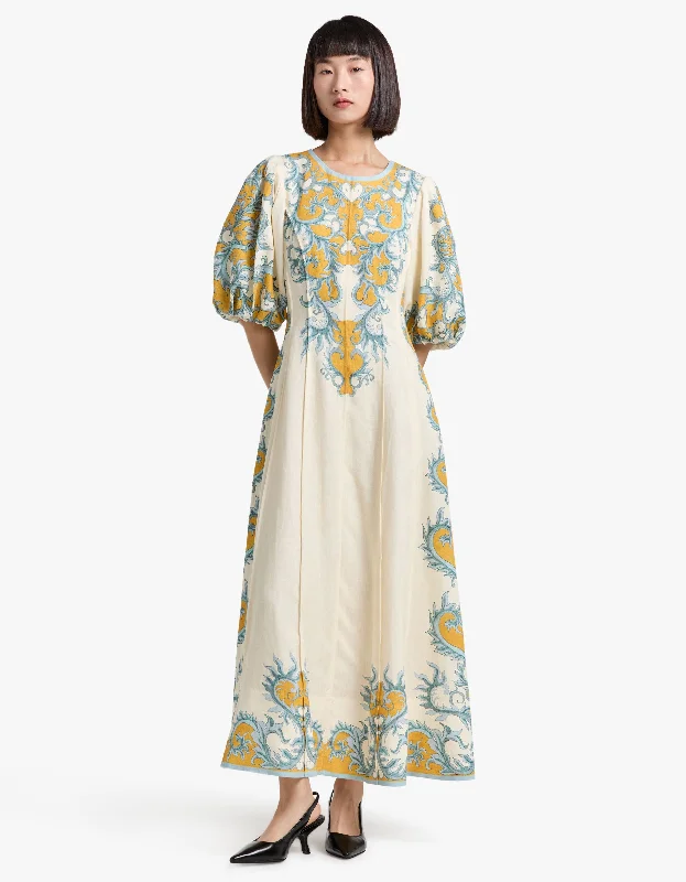 Fashionable clothing that fits every occasion   Paloma Pin Tuck Midi Dress - Dandelion And Steel