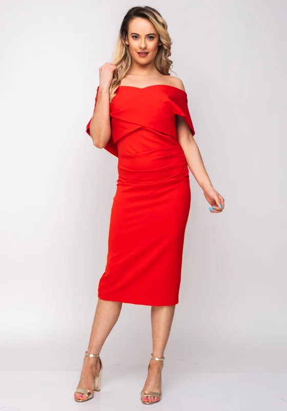 Refresh your wardrobe with trendy women’s apparel   Kevan Jon Loren Bodycon Dress, Coral Orange