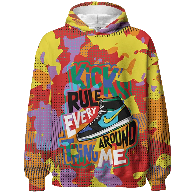 NastyJamz Mid GS Six Championships 1s Hoodie Match Kicks Rule 3D All-Over Print