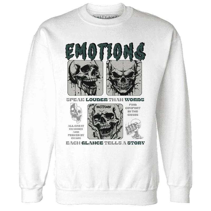 Oxidized Green 4s NastyJamz Sweatshirt Match Emotions Skull