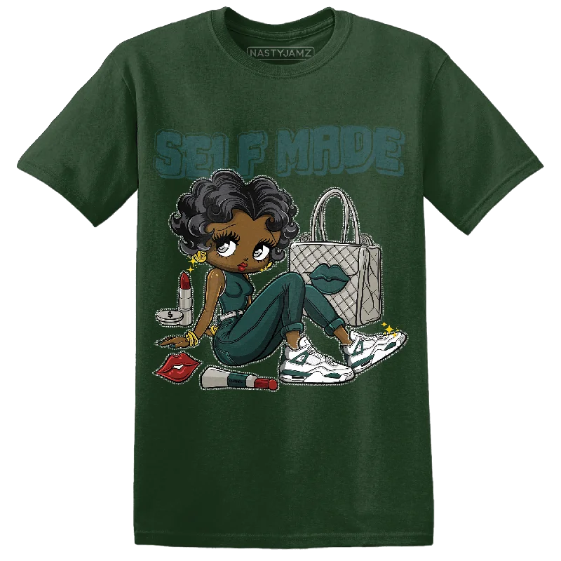 Chic for every occasion and style   NastyJamz Oxidized Green 4s T Shirt Match Sneaker Girl Selfmade