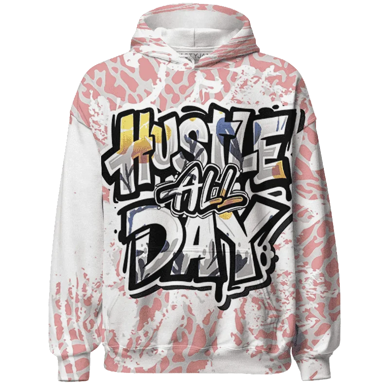 NastyJamz Red Stardust 3s Hoodie Match Hustle All Day 3D