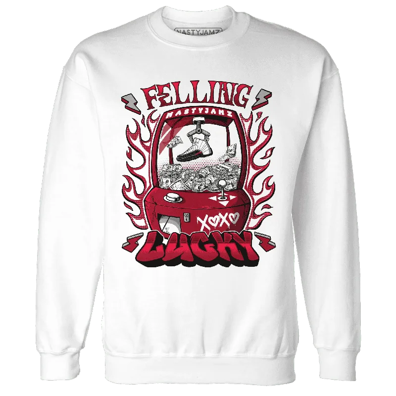 Everyday essentials for a stylish wardrobe NastyJamz Retro Red Taxi 12s Sweatshirt Match Feeling Lucky Everyday essentials for a stylish wardrobe NastyJamz Retro Red Taxi 12s Sweatshirt Match Feeling Lucky