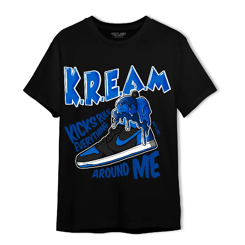 Get noticed with eye-catching women’s fashion   NastyJamz Royal Reimagined 1s T Shirt Match Kream Sneaker