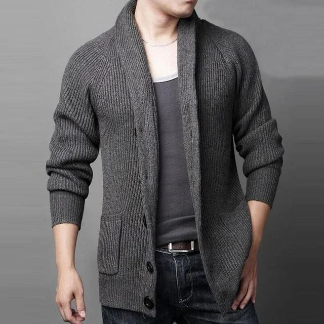 Elegant casual clothing for modern women   Keep Me Warm Men Cardigan