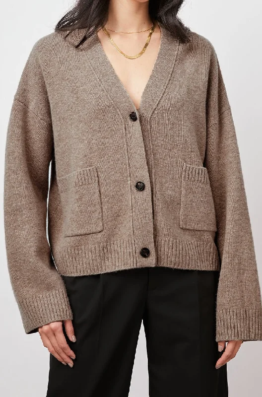 Bold and sophisticated looks for every woman   LINDI CARDIGAN - MINK