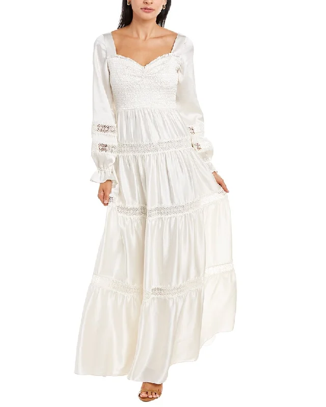 Women’s clothing that fits your personality and style   ML Monique Lhuillier Hammered Satin Gown