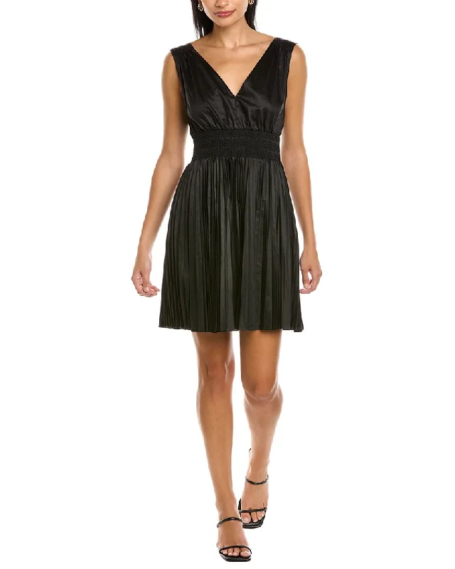 Elegant evening wear for special events   Rebecca Taylor Smocked Dress