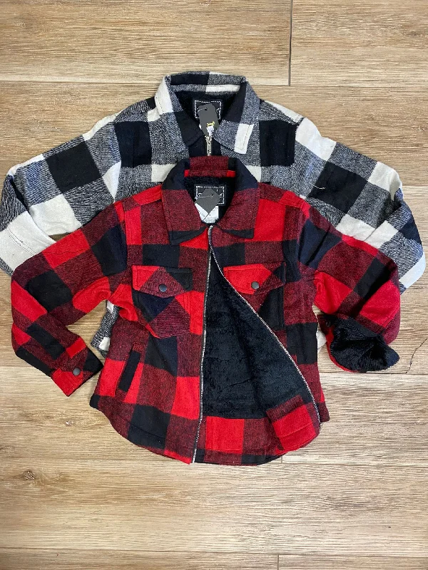 Look and feel your best in our women’s wear   Boys/girl zipper flannel