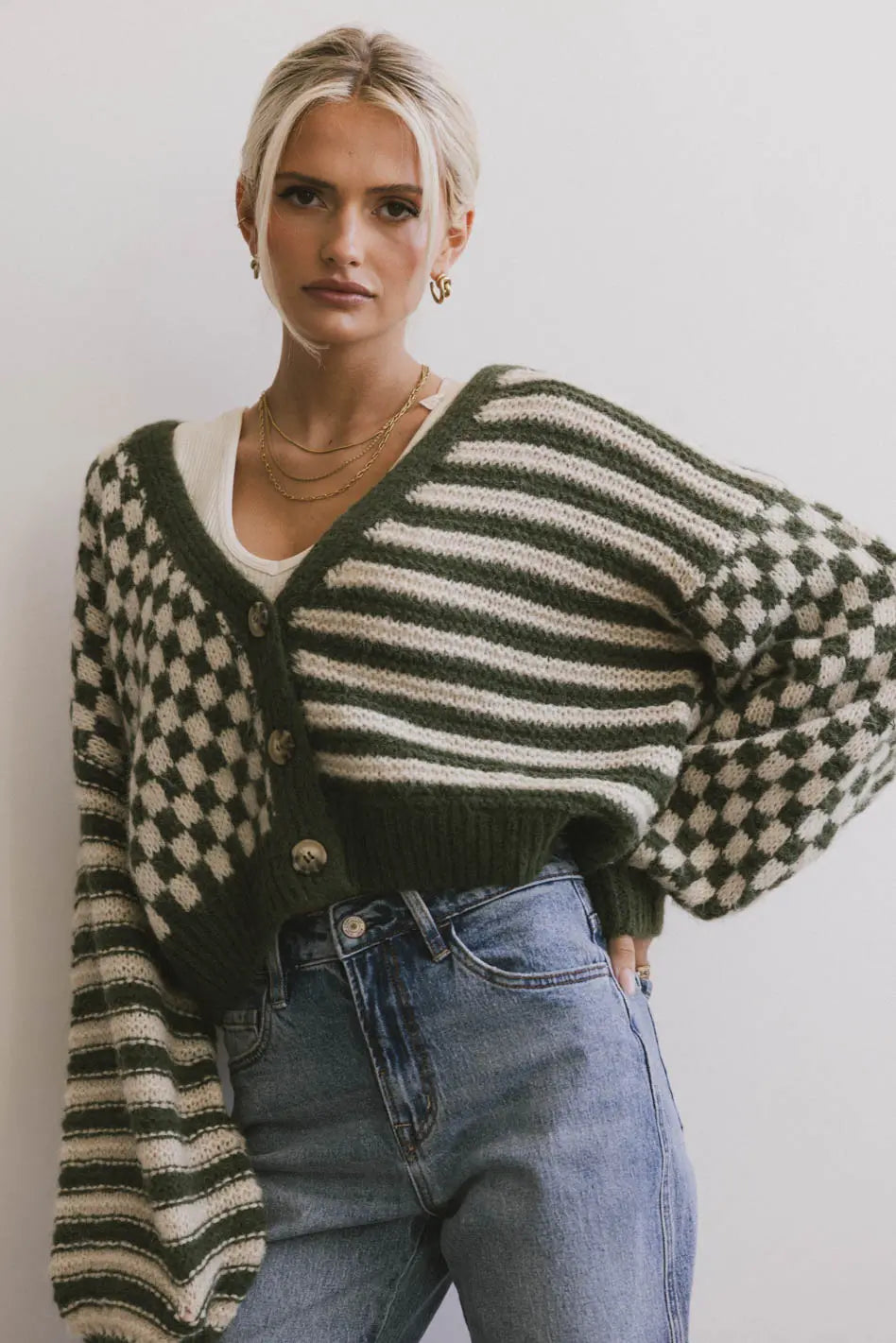 Curated collections for modern, fashionable women   Janey Cardigan in Olive