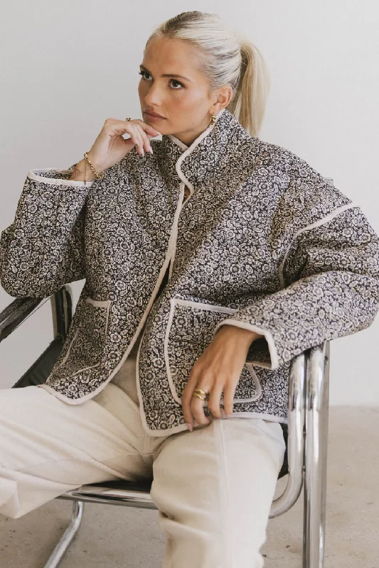 Classic pieces for a timeless wardrobe   Kadee Quilted Jacket in Black
