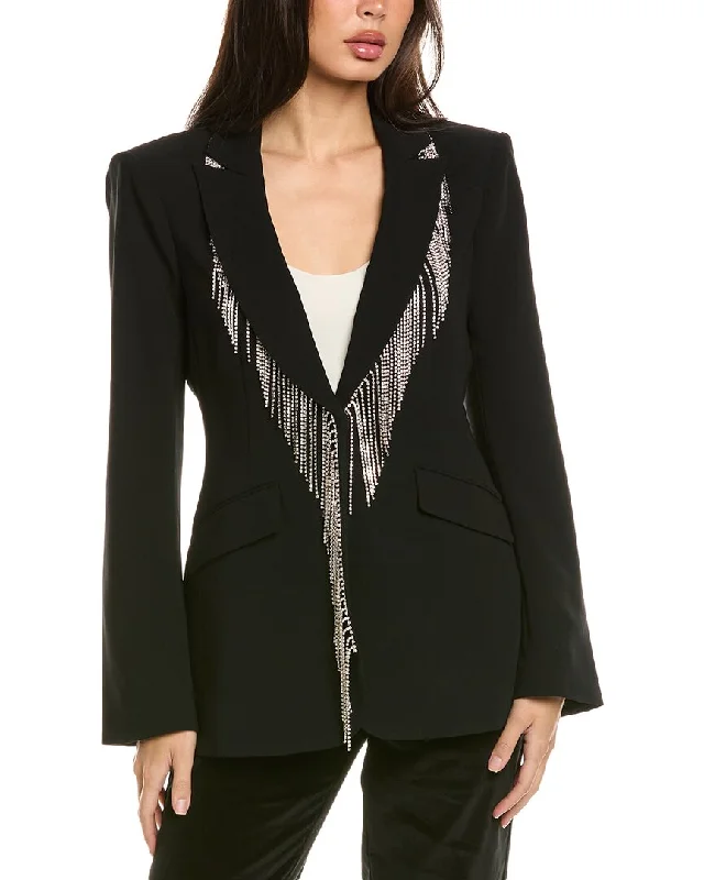 Iconic women’s outfits that never go out of style   Cinq a Sept Rhinestone Fringe Cheyenne Blazer