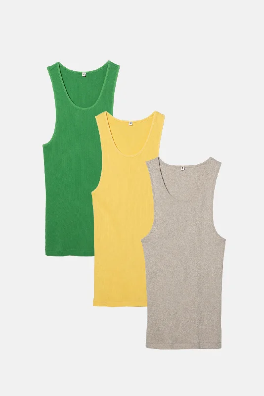 Feminine silhouettes for the modern woman   MALIBU TANK 3 PACK
