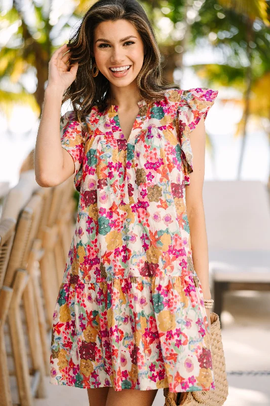Designer-inspired women’s fashion at affordable prices   All You Need Fuchsia Pink Floral Dress