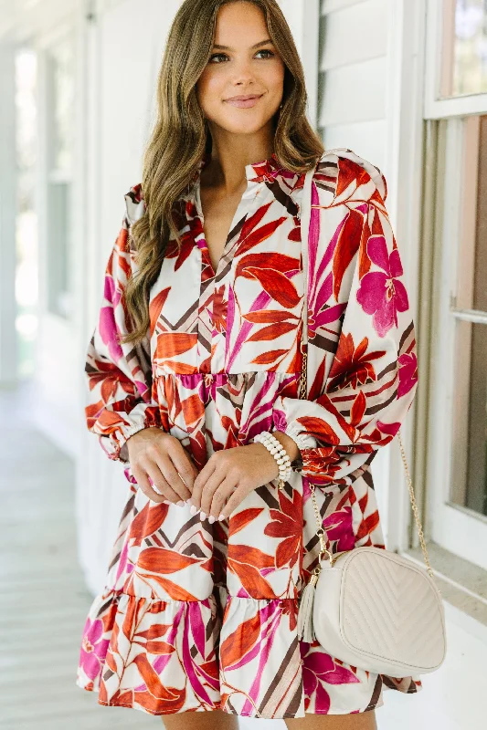Refresh your wardrobe with stylish women’s outfits   Do What You Love Off White Floral Dress