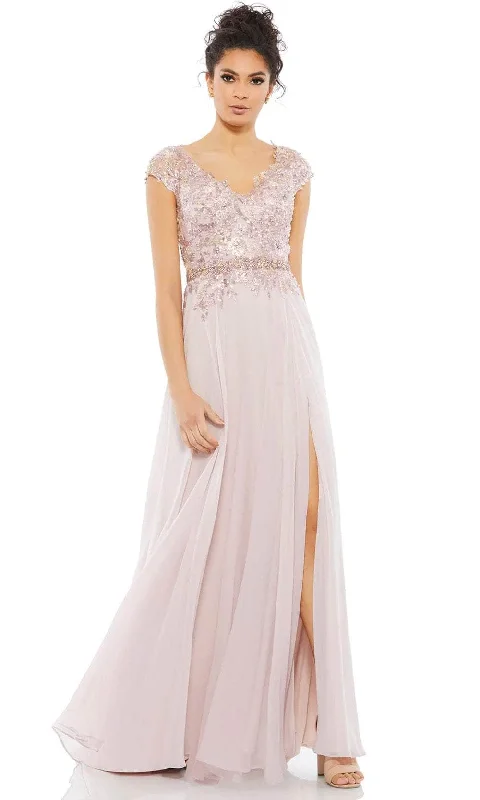 Discover the latest trends in women’s fashion   Mac Duggal 79365 - Beaded Chiffon Formal Dress