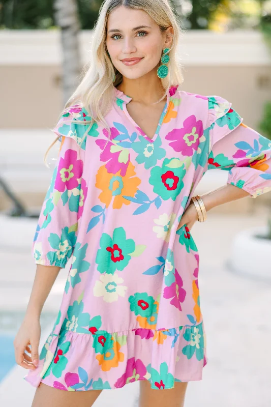 Refresh your wardrobe with high-quality women’s fashion   Walk Away With Me Pink Floral Dress