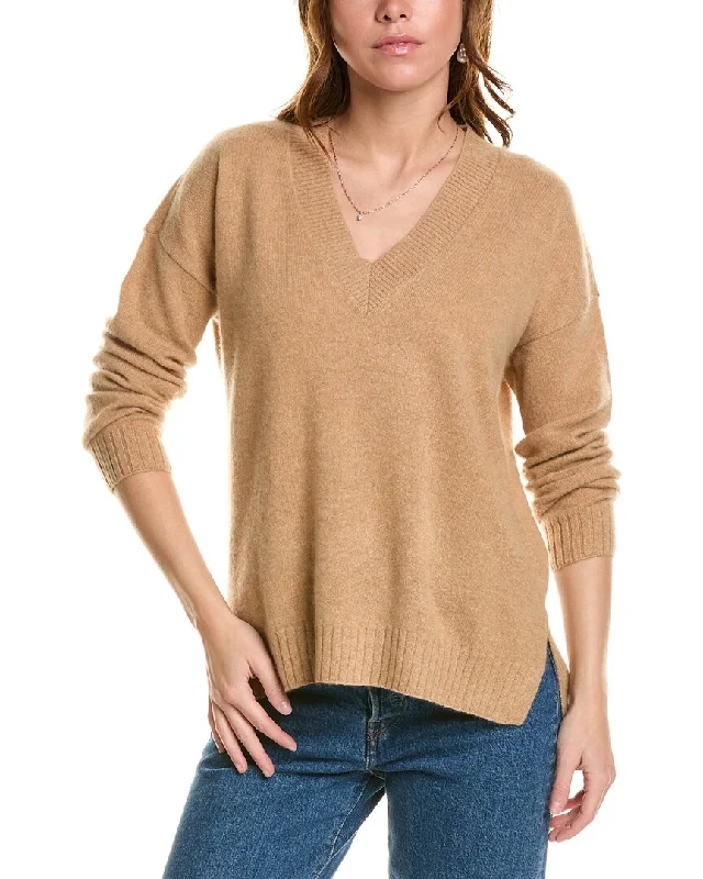 Timeless women’s fashion for any occasion   Minnie Rose High-Low Cashmere Sweater